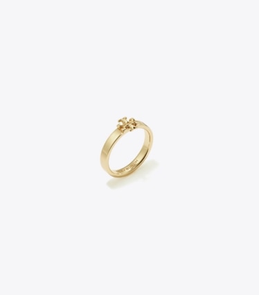Tory Burch designer anelli Anello Kira in Tory Gold angle