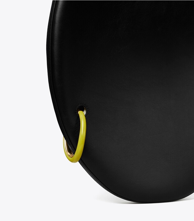 Tory Burch designer portafogli Anello Pierced in Green Citrine Swirl dettaglio