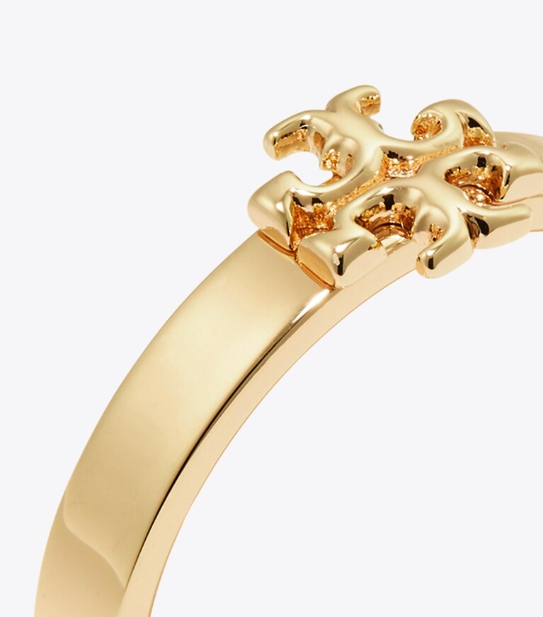 Tory Burch diseñador anillos Anillo Icon en Tory Gold detalle