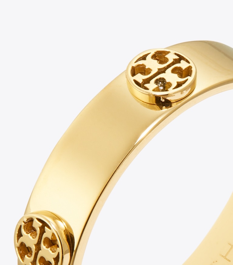 Tory Burch diseñador anillos Anillo Icon en Tory Gold detalle