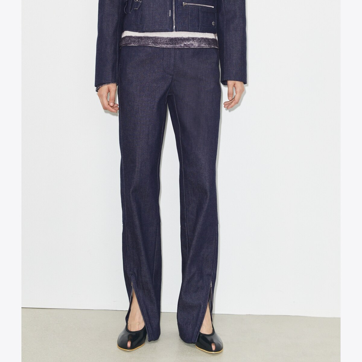 ANKLE-ZIP COTTON JEAN - thumbnail 5