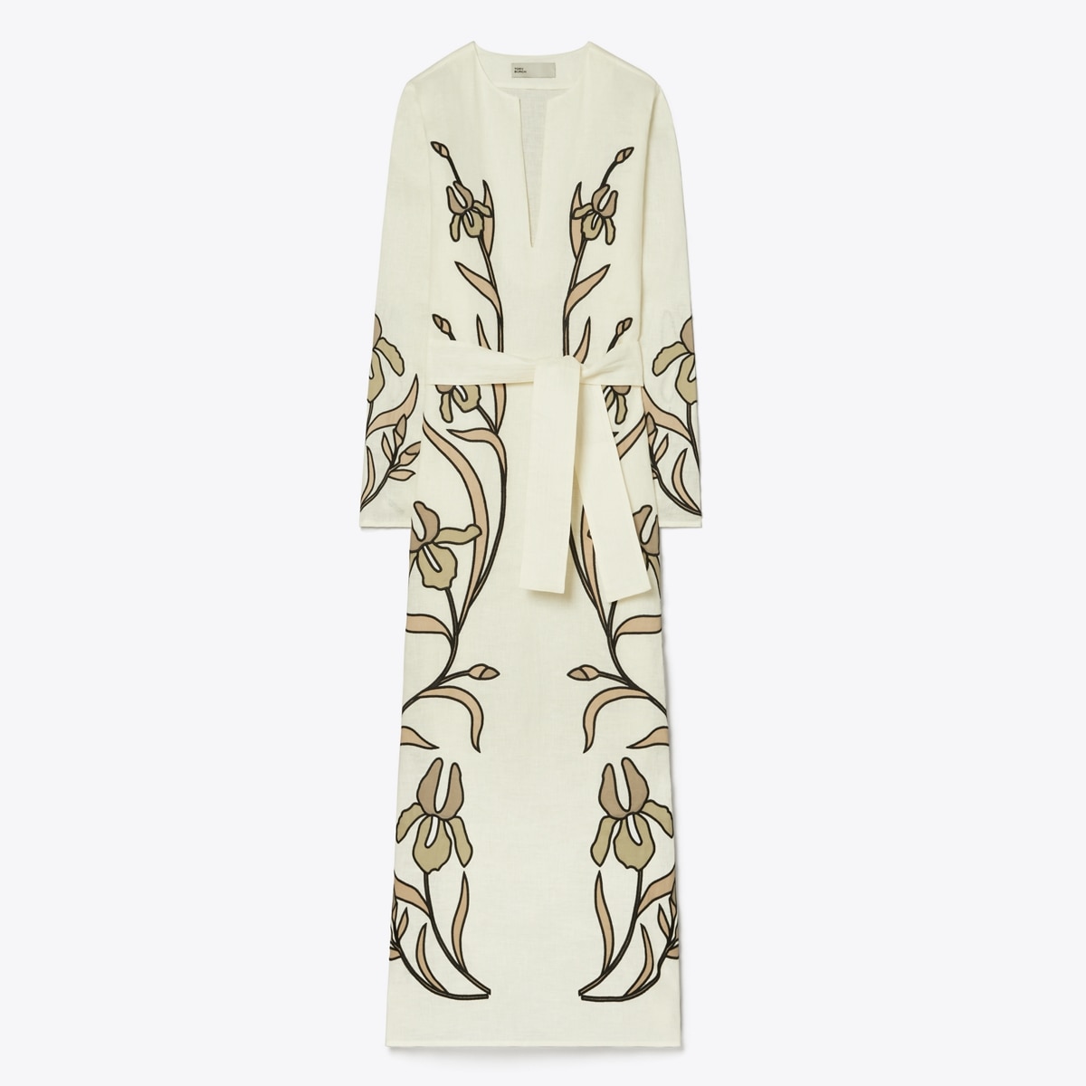 Appliqué Linen Caftan: Women's Designer Coverups | Tory Burch