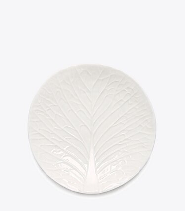 Tory Burch designer vaisselle Assiette À Salade Laitue, Lot De 4 in White front