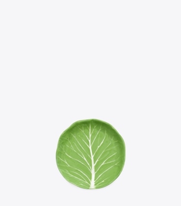 Tory Burch designer vaisselle Assiettes Canapés Lettuce Ware, Lot De 4 in Green front