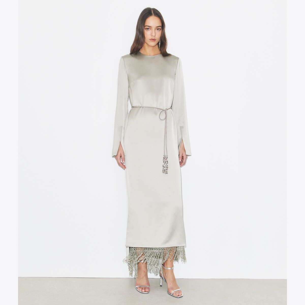 Asymmetric Crepe Dress: Women's Designer Dresses