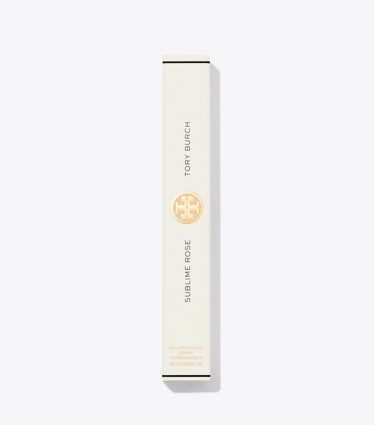 Tory Burch diseñador perfume Atomizador de viaje Eau de Parfum Sublime Rose de 10 ml en SUBLIME ROSE  detalle
