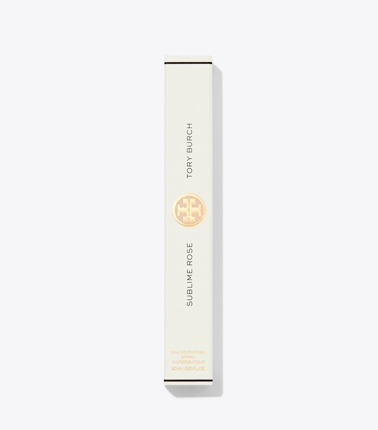 Tory Burch diseñador perfume Atomizador de viaje Eau de Parfum Sublime Rose de 10 ml en SUBLIME ROSE detalle