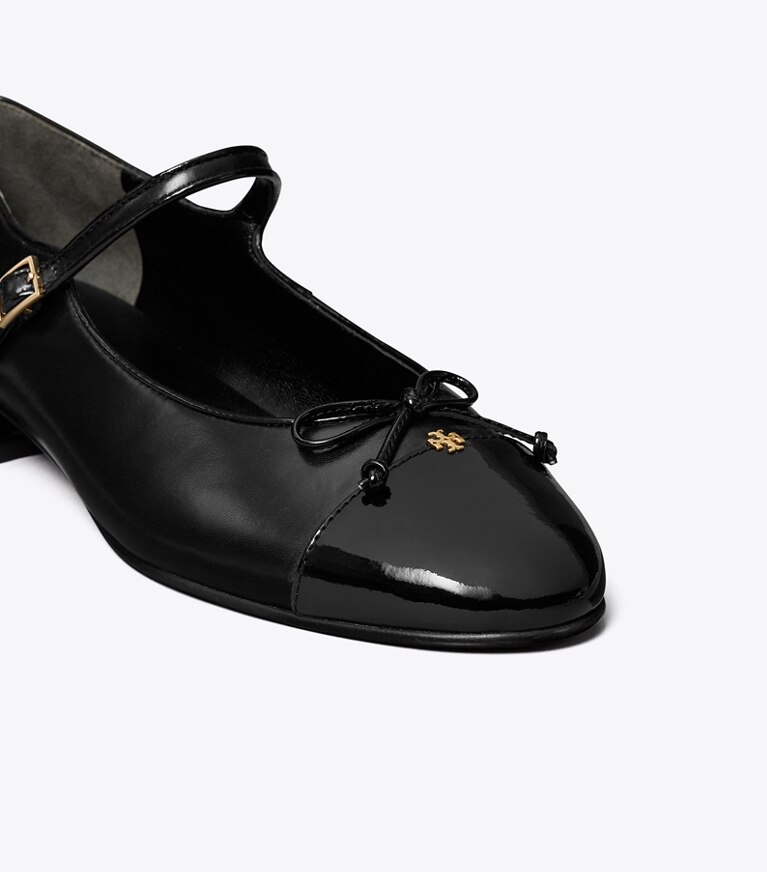 Tory Burch designer mocassins Babies à bout contrasté in PERFECT BLACK / PERFECT BLACK informations