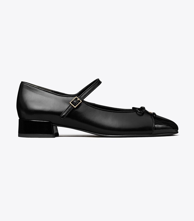 Tory Burch designer mocassins Babies à bout contrasté in PERFECT BLACK / PERFECT BLACK side