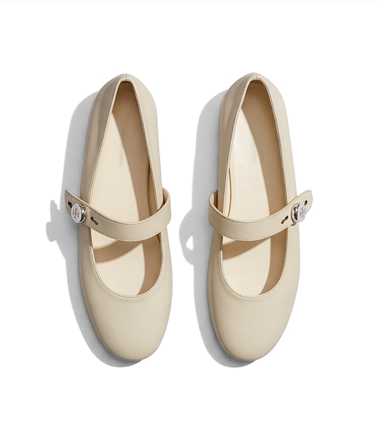 Tory Burch designer mocassins Babies Romy in LIGHT CREAM additional