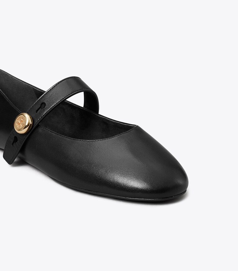 Tory Burch designer mocassins Babies Romy in PERFECT BLACK angle