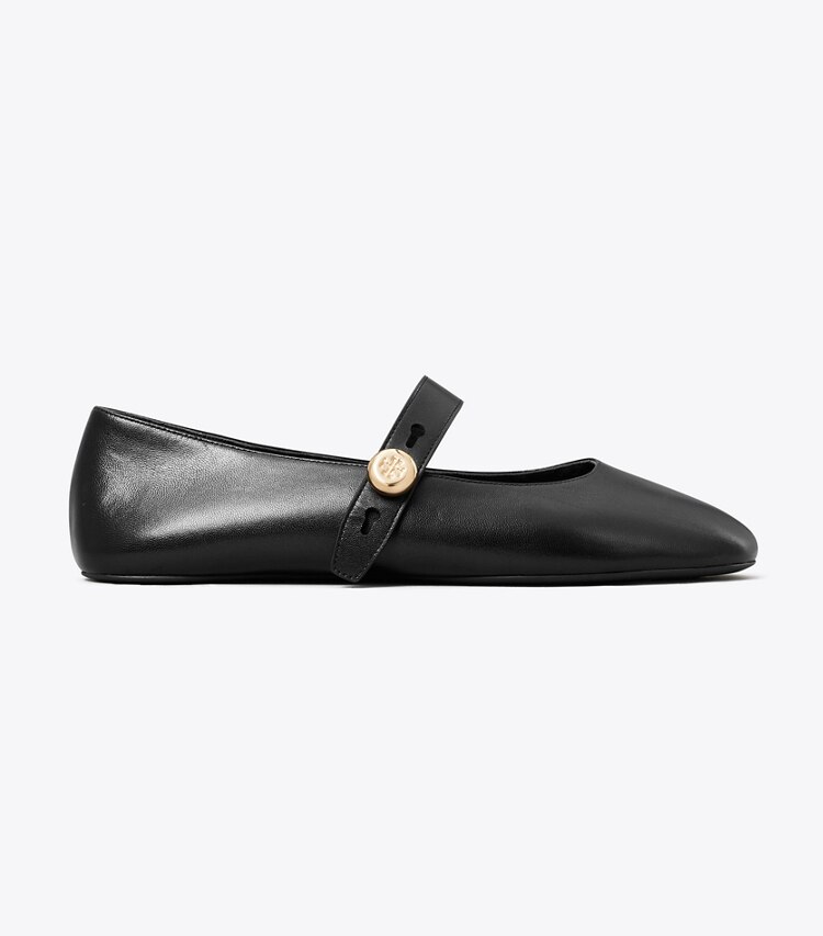 Tory Burch designer mocassins Babies Romy in PERFECT BLACK side