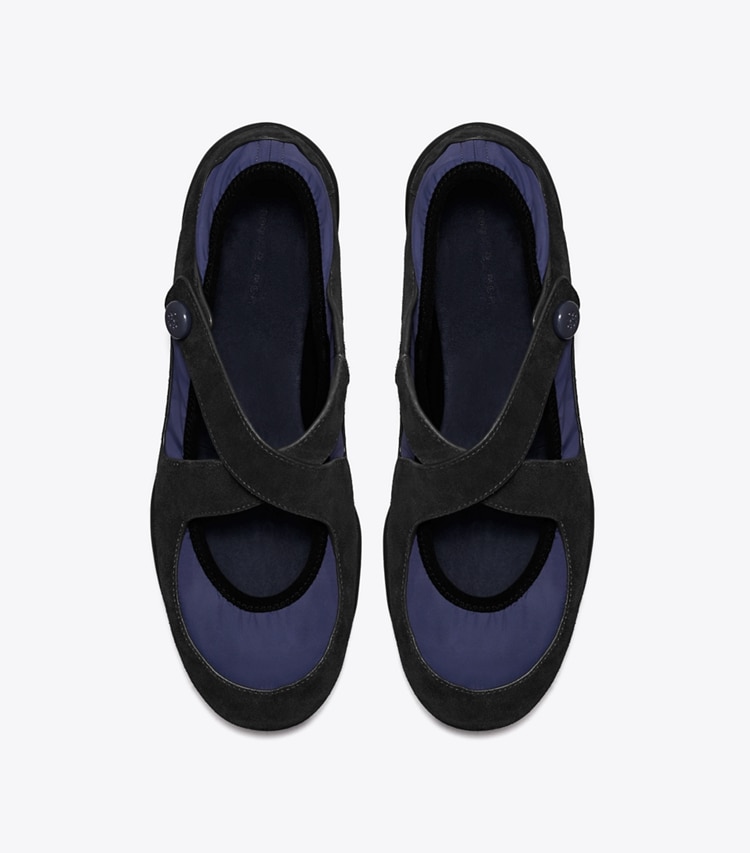 Tory Burch designer mocassins Babies Romy Sport in NEWPORT NAVY / NEWPORT NAVY dessus