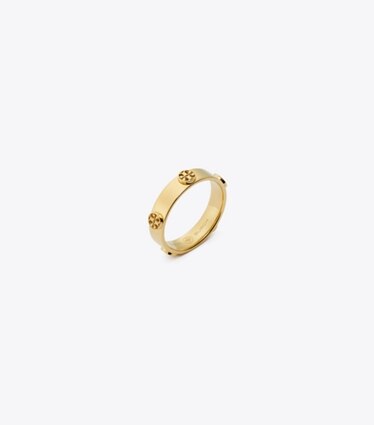 Tory Burch designer bagues Bague Icon à petits clous in Tory Gold angle