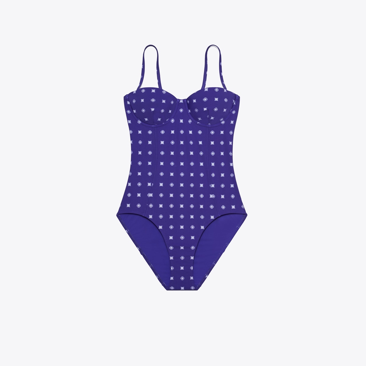 Tory Burch★FLOWER BANDEAU SWIMSUIT Flower Bandeau Swimsuit: Women's Designer One Pieces | Tory