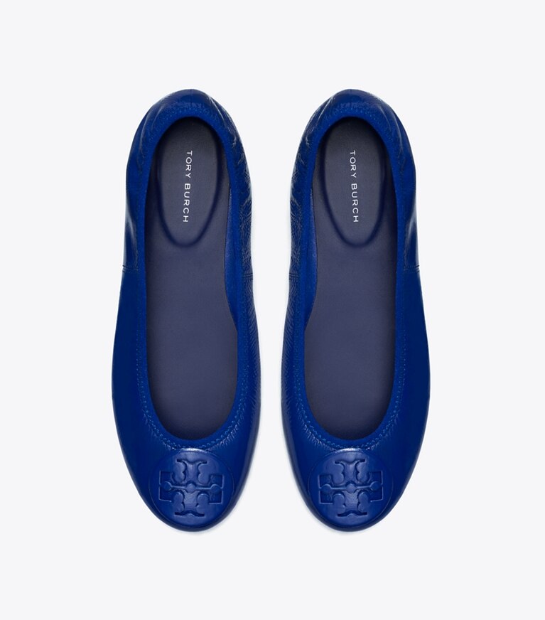 Tory Burch designer mocassini Ballerina da viaggio Reva in BALLPOINT BLUE / BALLPOINT BLUE superiore