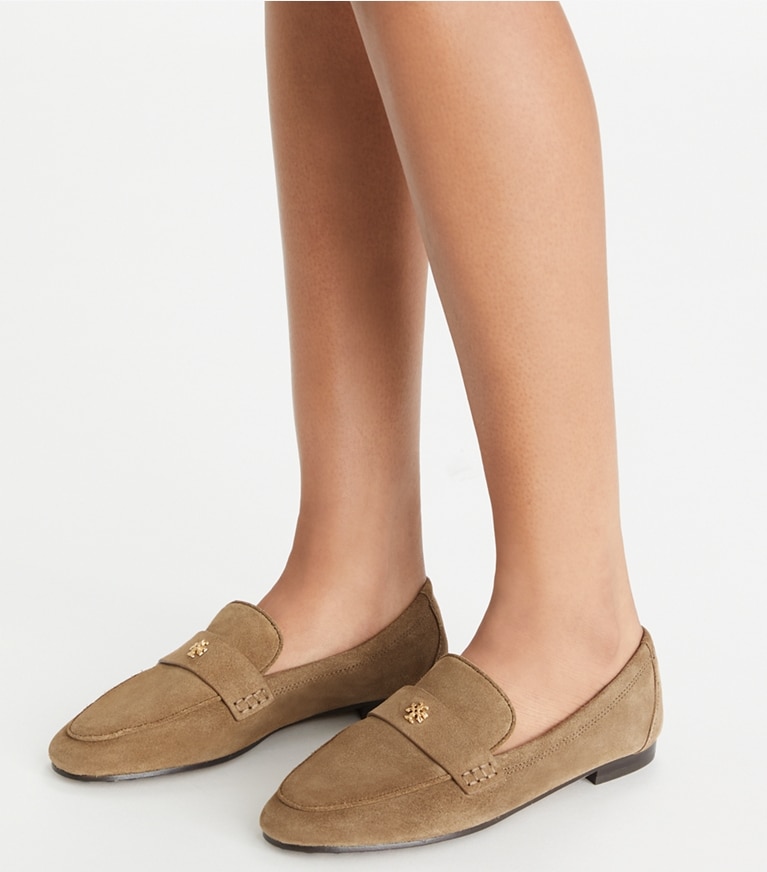 Tory Burch designer loafers Ballerina-Loafer in River Rock angle