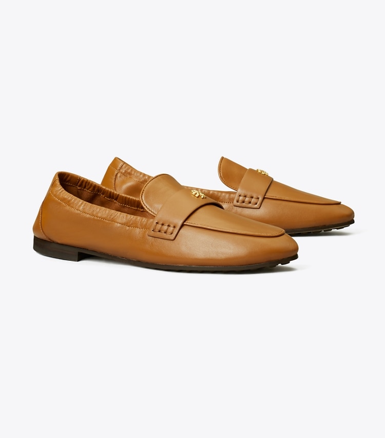 Tory Burch designer loafers Ballerina-Loafer in COCONUT SUGAR angle
