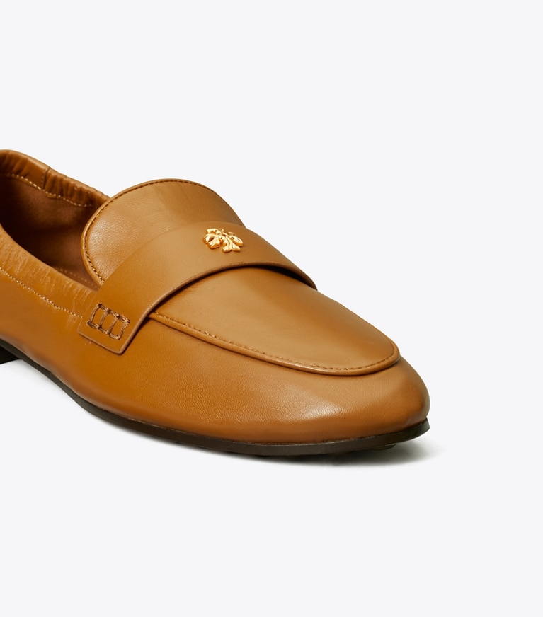 Tory Burch designer loafers Ballerina-Loafer in COCONUT SUGAR angle