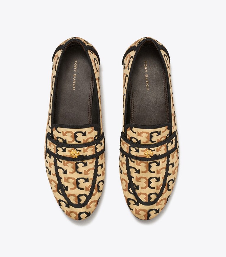 Tory Burch designer loafers Ballerina-Loafer in FALL DIAGONAL T von oben