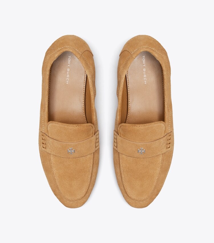 Tory Burch designer loafers Ballerina-Loafer in AMBER GRAIN von oben