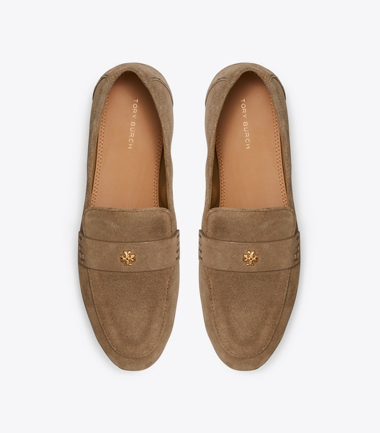 Tory Burch designer loafers Ballerina-Loafer in River Rock angle