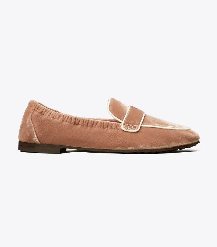 Tory Burch designer loafers Ballerina-Loafer in VINTAGE ROSE / PERFECT BLACK side