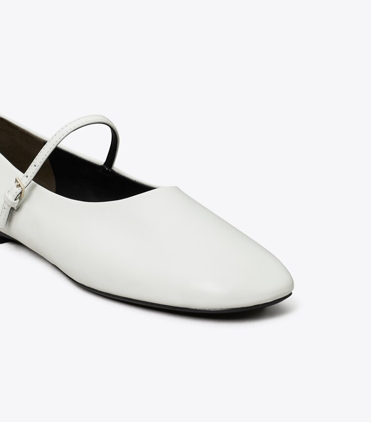 Tory Burch designer mocassini Ballerina Mary Jane in CLOUD dettaglio