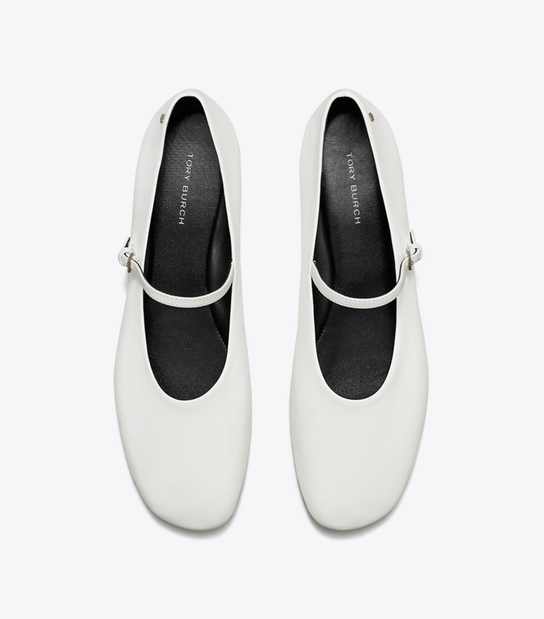 Tory Burch designer mocassini Ballerina Mary Jane in CLOUD angle