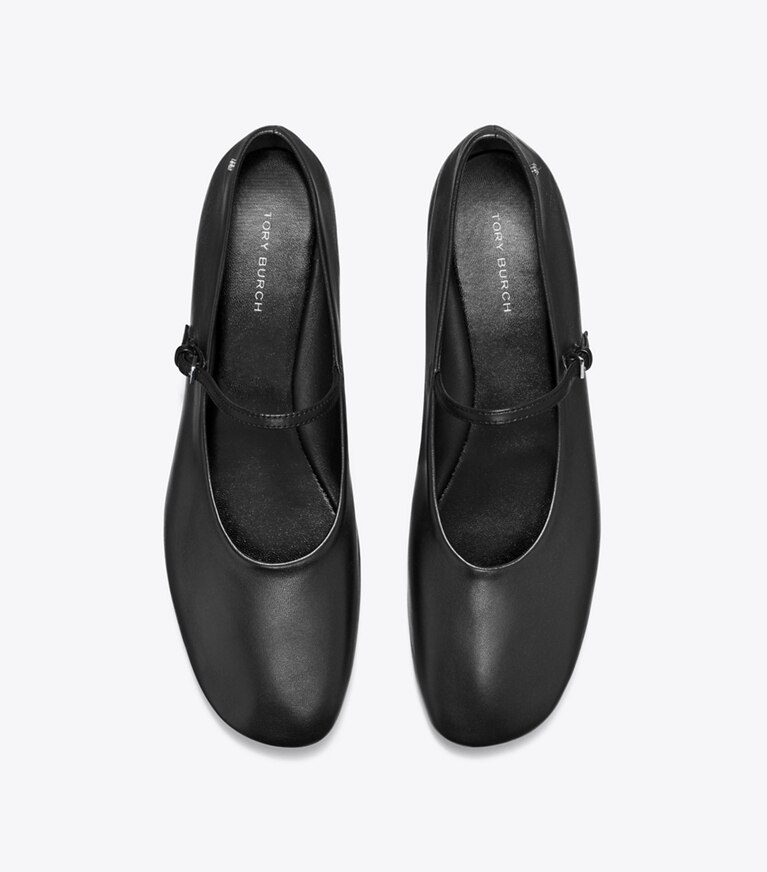Tory Burch designer mocassini Ballerina Mary Jane in PERFECT BLACK angle