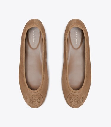 Tory Burch designer mocassins Ballerine Reva Travel dans RIVER ROCK vue du dessus