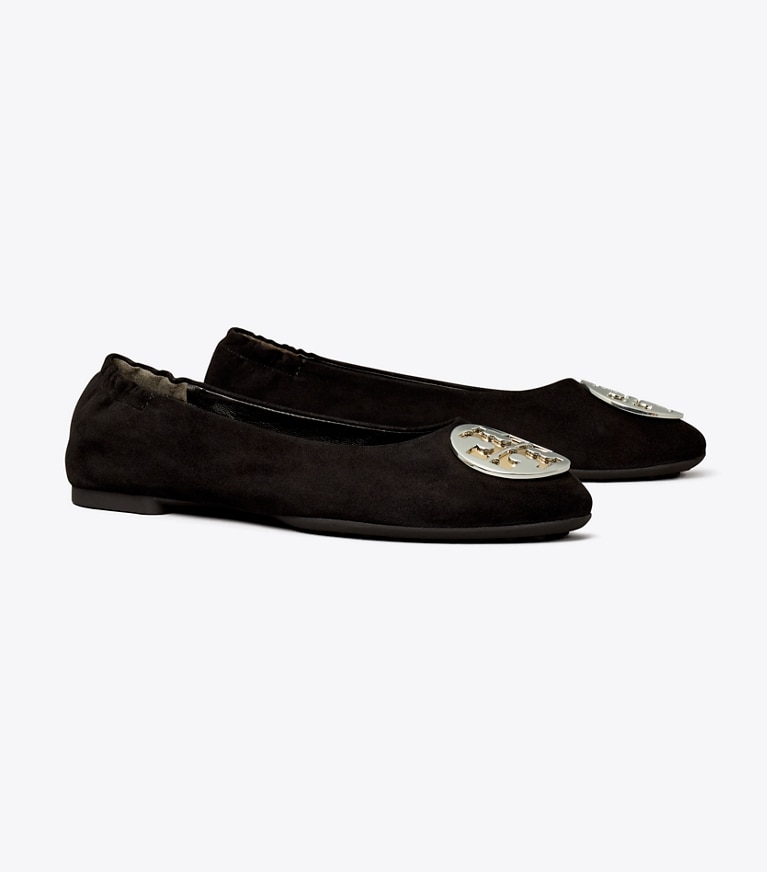 Tory Burch designer mocassins Ballerines Claire in BLACK angle