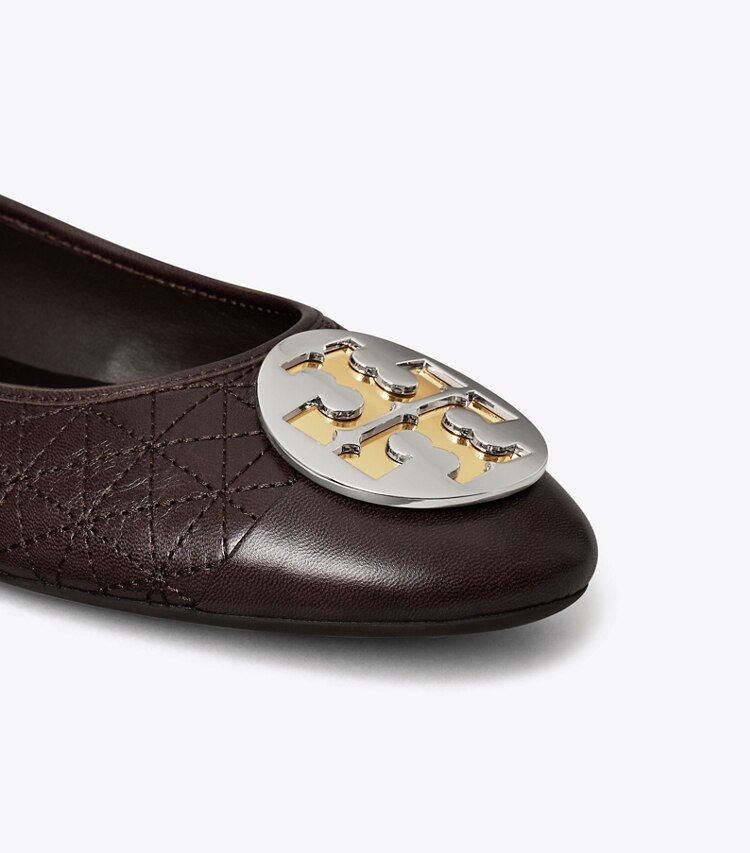 Tory Burch designer mocassins Ballerines Claire en cuir matelassé in COCO informations