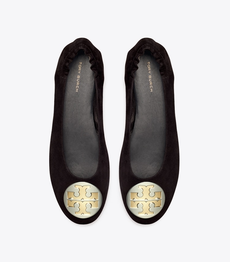 Tory Burch designer mocassins Ballerines Claire in BLACK dessus