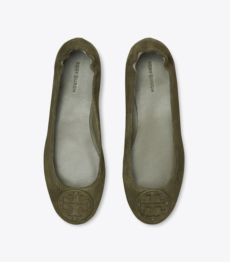 Tory Burch designer mocassins Ballerines de voyage Minnie en daim in ANETO dessus