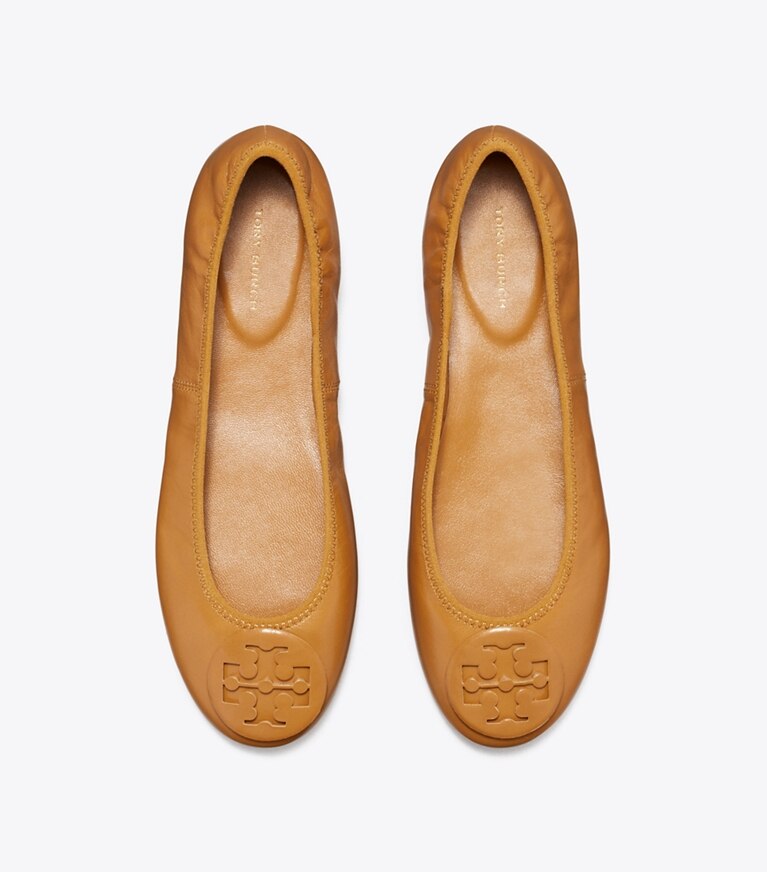 Tory Burch designer mocassins Ballerines de voyage Reva in WALNUT / WALNUT dessus