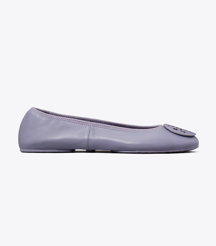 Tory Burch designer mocassins Ballerines de voyage Reva in DARK LOTUS side