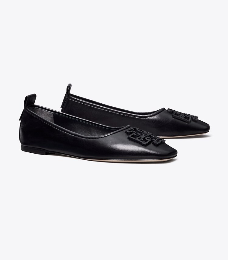Tory Burch designer mocassins Ballerines Ines dans PERFECT BLACK angle