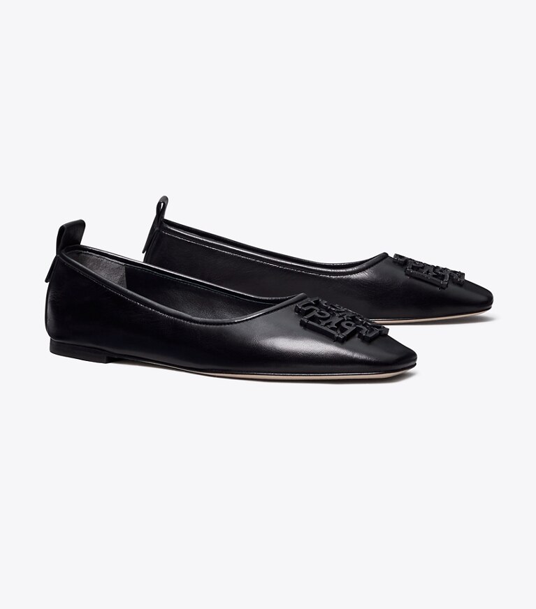 Tory Burch designer mocassins Ballerines Ines dans PERFECT BLACK angle