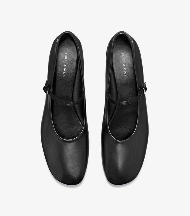 Tory Burch designer mocassins Ballerines Mary Jane dans PERFECT BLACK vue du dessus