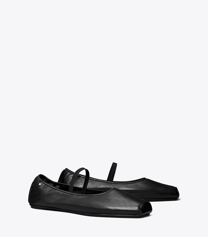 Tory Burch designer mocassins Ballerines Runway in PERFECT BLACK / PERFECT BLACK angle
