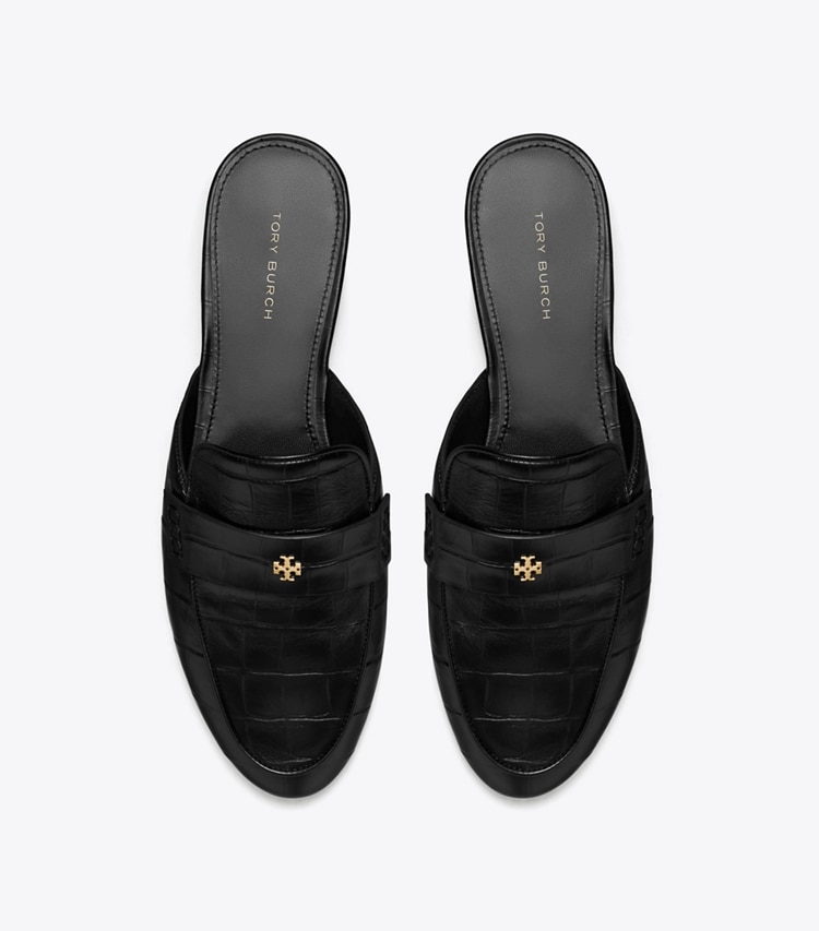 Tory Burch designer flats Ballet Backless Loafer in PERFECT BLACK overhead