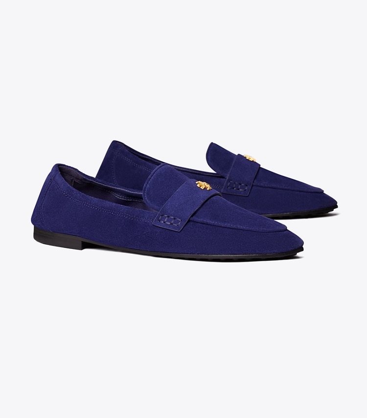 Tory Burch designer flats Ballet Loafer in MIDNIGHT SAPPHIRE angle
