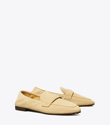 Tory Burch designer flats Ballet Loafer in PRALINE angle
