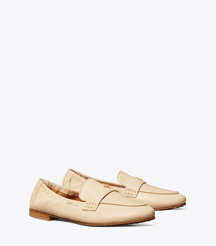 Tory Burch designer flats Ballet Loafer in New Cream angle