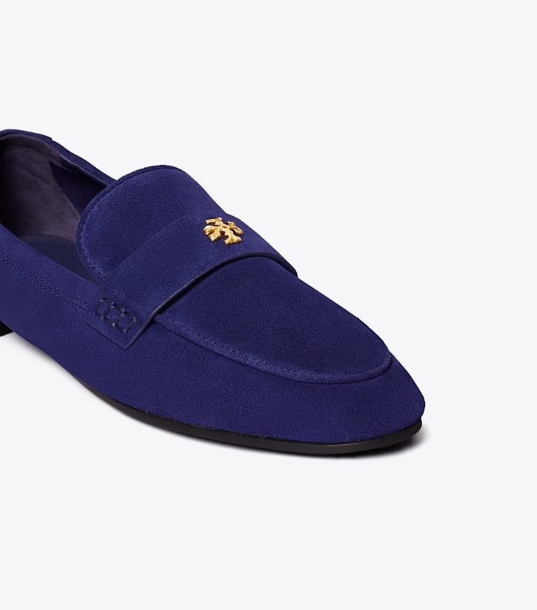 Tory Burch designer flats Ballet Loafer in MIDNIGHT SAPPHIRE angle