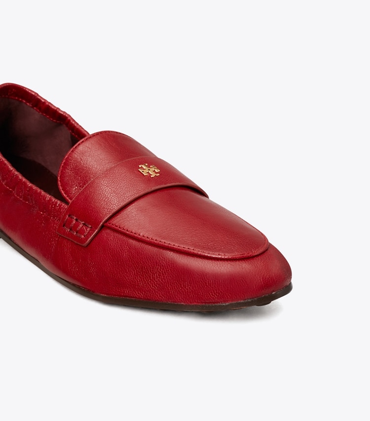 Tory Burch designer flats Ballet Loafer in RUBY detail