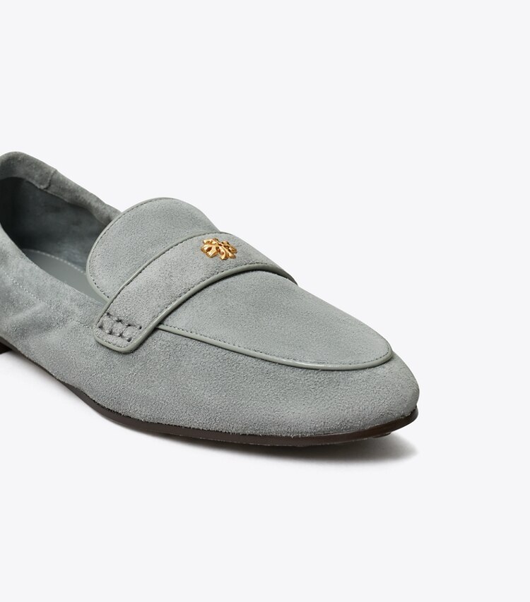 Tory Burch designer フラット バレエ ローファー in BLUE LAPIS / BLUE LAPIS ディテール