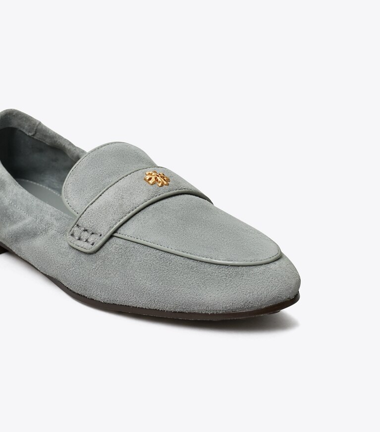 Tory Burch designer フラット バレエ ローファー in BLUE LAPIS / BLUE LAPIS angle