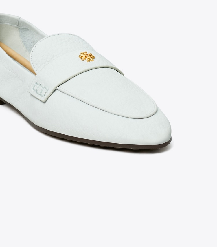 Tory Burch designer flats Ballet Loafer in POWDER BLUE detail
